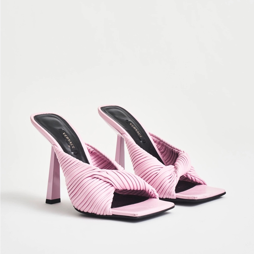 Versace plisse mules